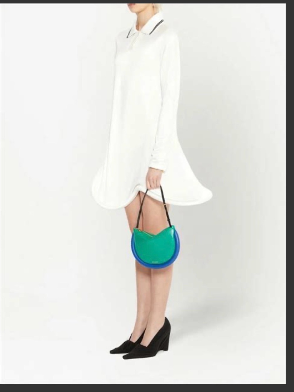 JW Anderson off white bumper mini polo dress size US0